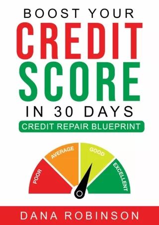 Boost Your Credit Score In 30 Days Credit Repair Blueprint