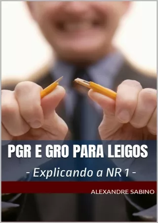 PGR e GRO para LEIGOS  Explicando a NR 1  Portuguese Edition