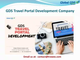 GDS Travel Portal Development Company