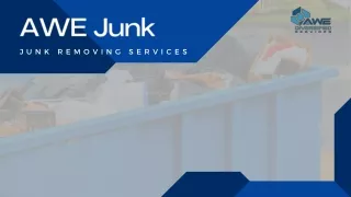 Free junk removal services in charlotte - Awe Junk