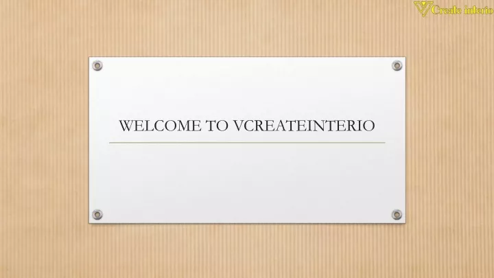 welcome to vcreateinterio