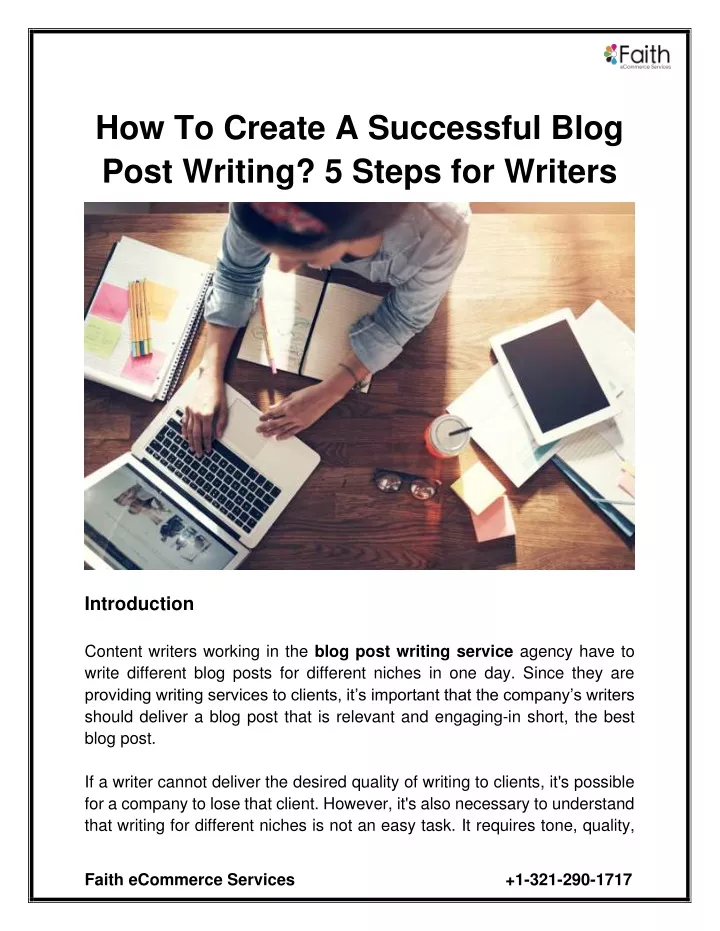 how to create a successful blog post writing