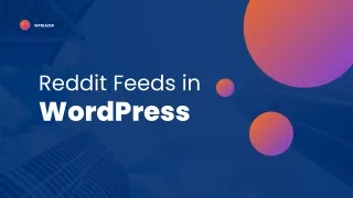 Reddit feeds in WordPress