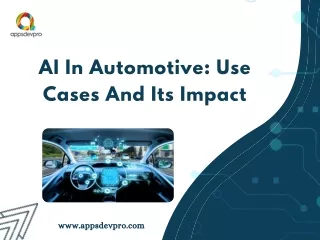 The Top Use Cases of AI Changing the Automotive Industry