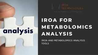 iroa for metabolomics analysis