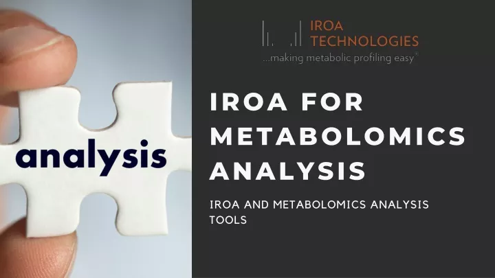 iroa for metabolomics analysis