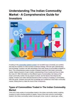 understanding the indian commodity market