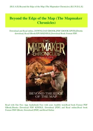 [R.E.A.D] Beyond the Edge of the Map (The Mapmaker Chronicles) [K.I.N.D.L.E]