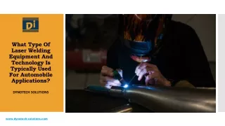 what type of laser welding equipment and technology is typically used for automobile applications