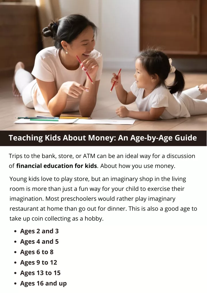 PPT - Teaching Kids About Money An Age-by-Age Guide PowerPoint ...