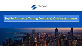 Best Performance Testing Company in the USA| Agile Performance