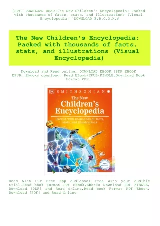 [PDF] DOWNLOAD READ The New Children's Encyclopedia Packed with thousands of facts  stats  and illus