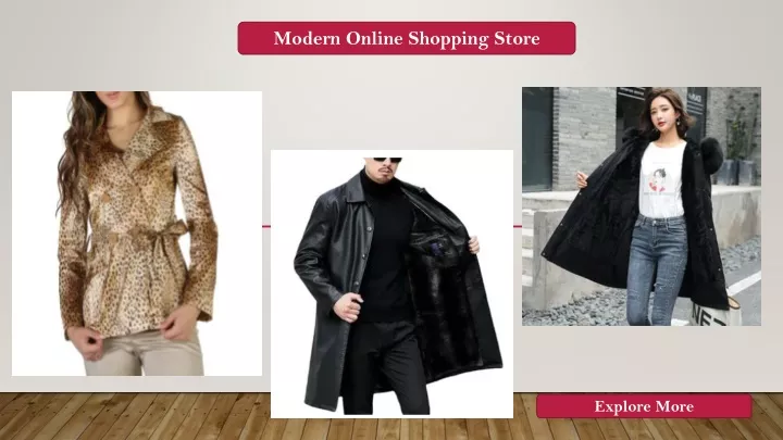 modern online shopping store