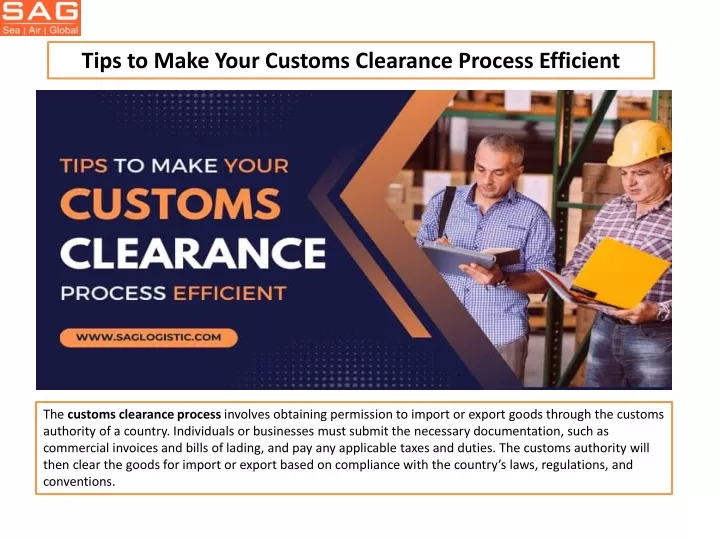 tips to make your customs clearance process