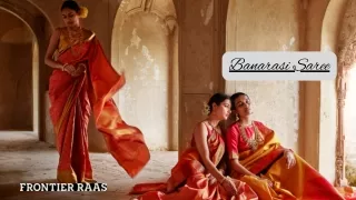 Banarasi Pure Silk Saree Online | Frontier Raas
