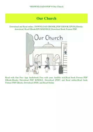 ^#DOWNLOAD@PDF^# Our Church (DOWNLOAD E.B.O.O.K.^)