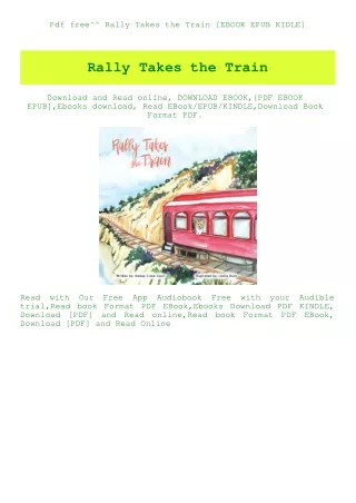 Pdf free^^ Rally Takes the Train [EBOOK EPUB KIDLE]