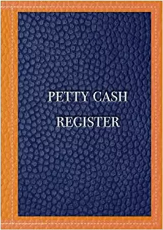 Petty Cash Books Small Business Ledger for Petty Cash Record Keeping