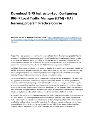 download f5 f5 instructor led configuring