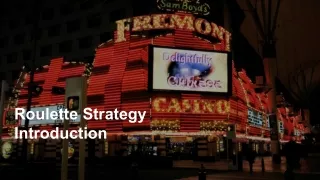 roulette strategy introduction