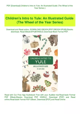 PDF [Download] Children's Intro to Yule An Illustrated Guide (The Wheel of the Year Series) (E.B.O.O