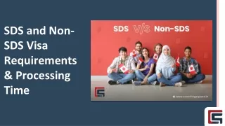 SDS & Non-SDS Visa : Check Requirements & Processing Time