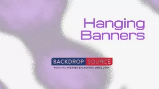 Hanging Banners