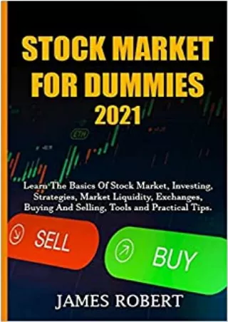 STOCK MARKET FOR DUMMIES 2021 STOCK MARKET INVESTING FOR BEGINNERS 2021 Learn The