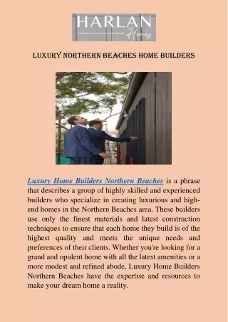 Luxury Home Builders in Northern Beaches and Hornsby