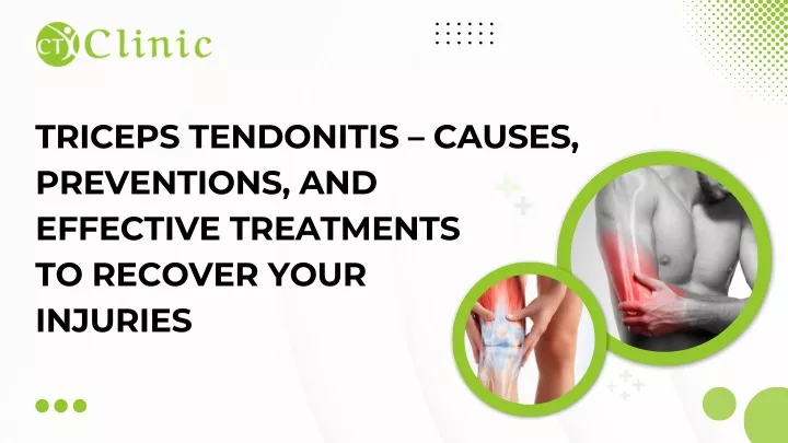 triceps tendonitis causes preventions