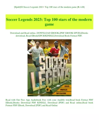 [Epub]$$ Soccer Legends 2023 Top 100 stars of the modern game [R.A.R]