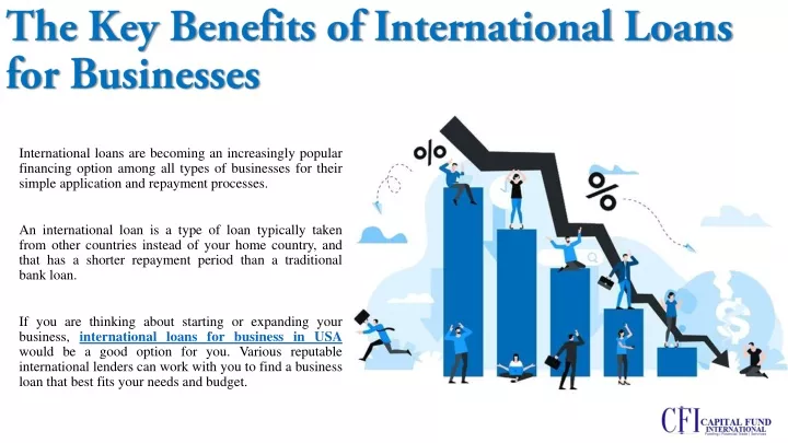 the key benefits of international loans for businesses