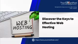 Discover the Keys to Effective Web Hosting