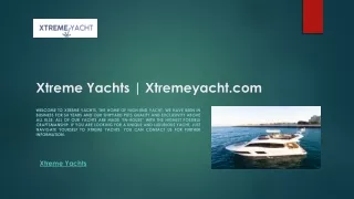 Xtreme Yachts | Xtremeyacht.com