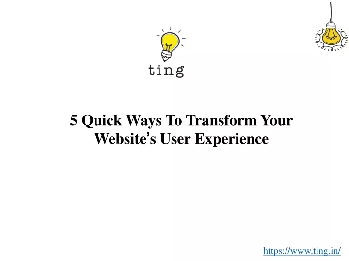 5 quick ways to transform your website s user