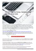 CRT-251 Free Vce Dumps, Salesforce Exam CRT-251 Study Guide - slide 1