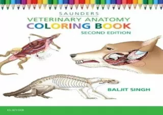 [DOWNLOAD PDF] Veterinary Anatomy Coloring Book kindle