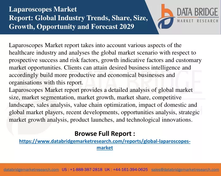 laparoscopes market report global industry trends