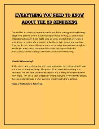 everything you need to know everything you need