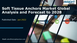 Soft Tissue Anchors Market Forecast to 2028