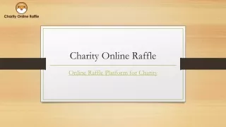 Online Raffle Platform for Charity | Charityonlineraffle.com