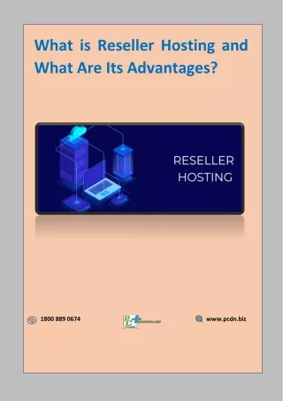 What is Reseller Hosting and What Are Its Advantages