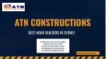 ATN Constructions  Best Home Builders in Sydney - slide 1