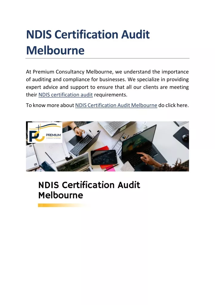 ndis certification audit melbourne