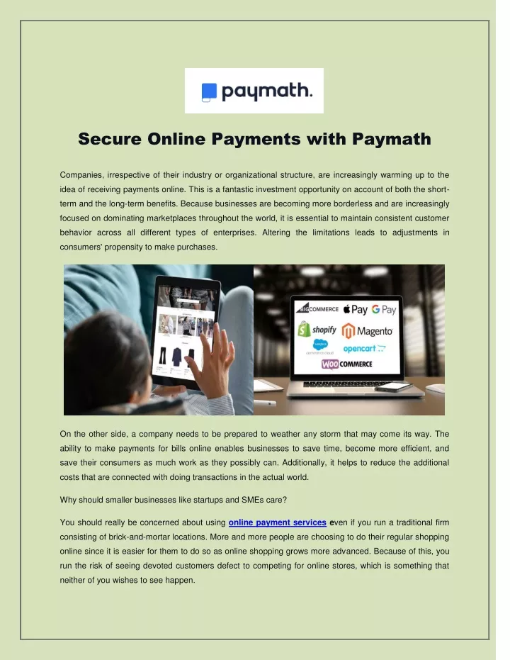 secure online payments with paymath