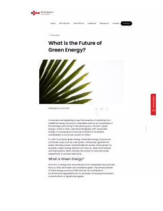 What is the Future of Green Energy?