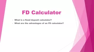 fd calculator