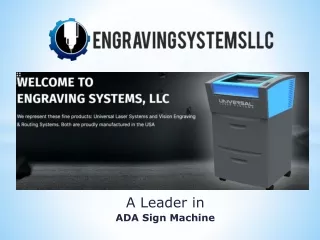 ADA Sign Machine