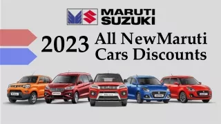 Best Year End New Car Deals on Maruti cars