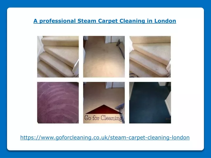 a professional steam carpet cleaning in london